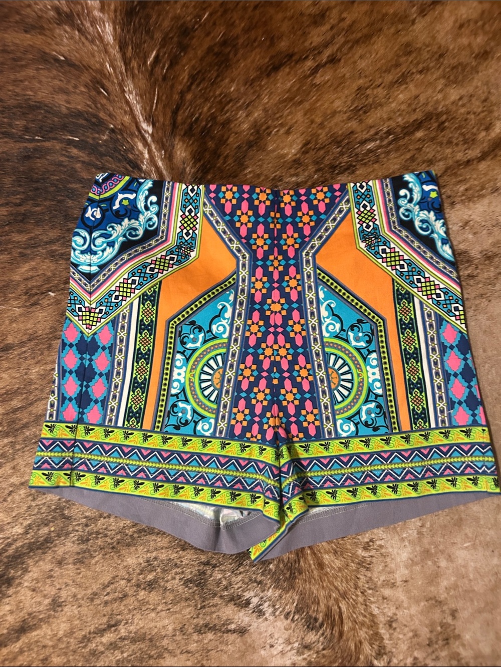 Flying Tomato Multicolor Geometric Print Women’s Shorts